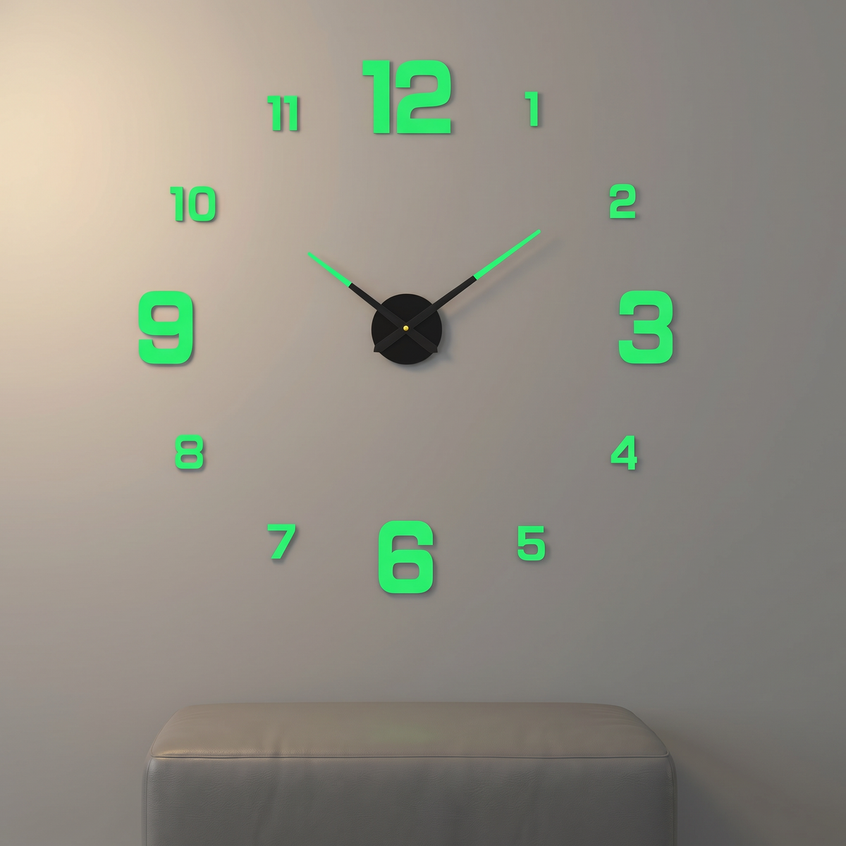 Grote Metalen Wandklok | Stil Quartz Uurwerk | Minimalistisch Design