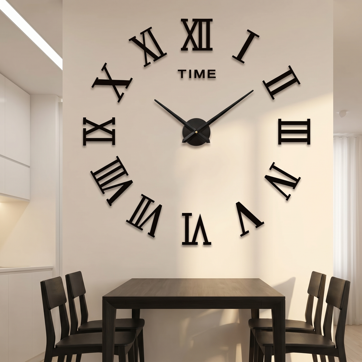 Grote Metalen Wandklok | Stil Quartz Uurwerk | Minimalistisch Design