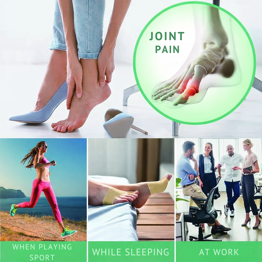 Hallux valgus - Tenencorrector - Drukverlichting tijdens het lopen