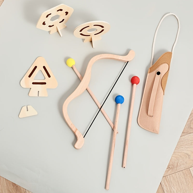 Handboogset voor kinderen met boog en pijlen – educatief en leuk speelgoed