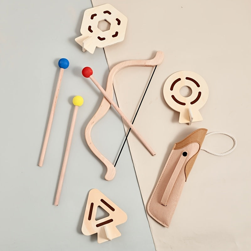 Handboogset voor kinderen met boog en pijlen – educatief en leuk speelgoed