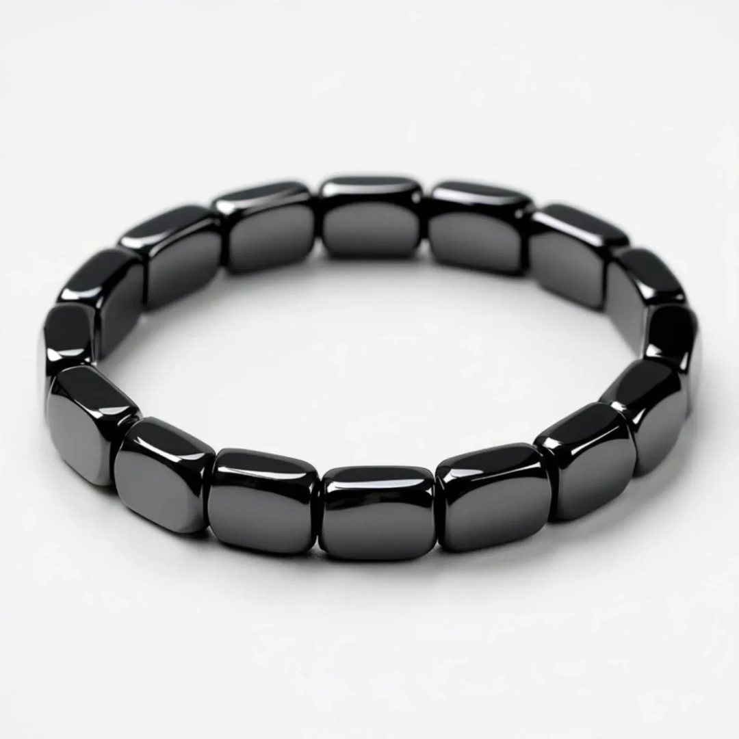 Hematiet armband voor heren – Elegant, sterk & stijlvolle energie