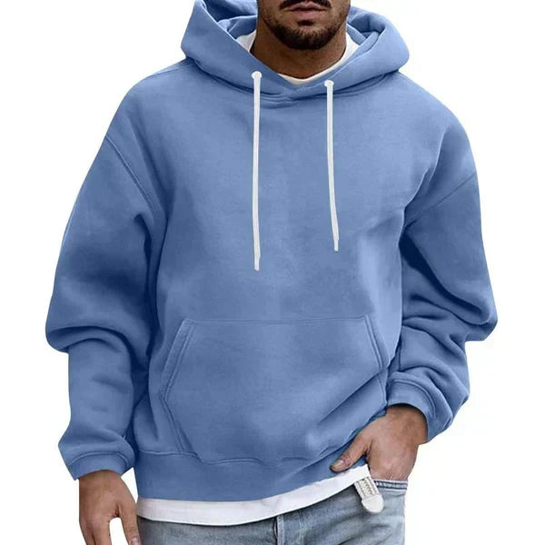 Heren hoodie met kangoeroezak