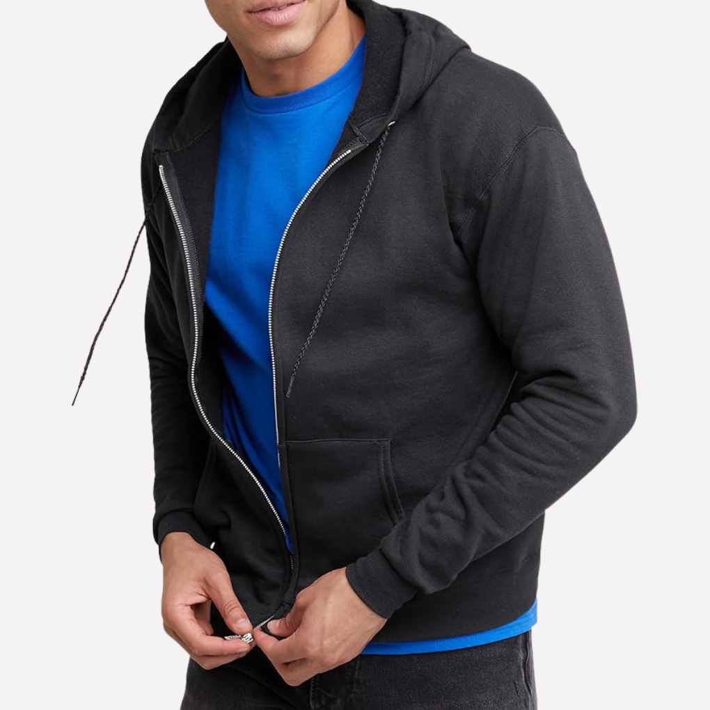 Heren hoodie met ritssluiting