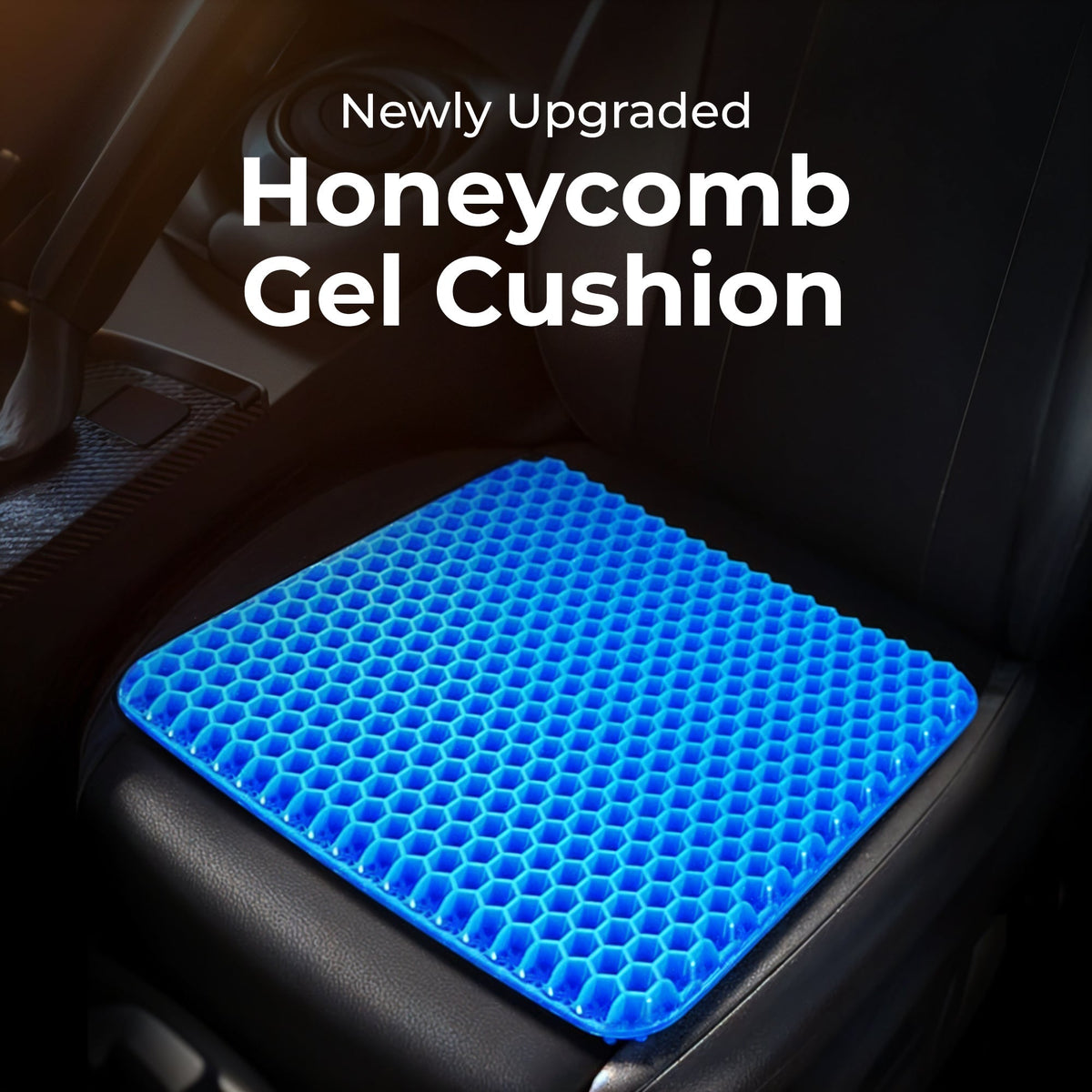 Honingraat gel zitkussen met hoes – Comfort voor stoelen