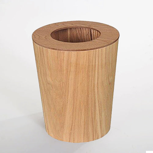 Houten Prullenbak - Moderne Stijl - 9L Inhoud - Woondecoratie