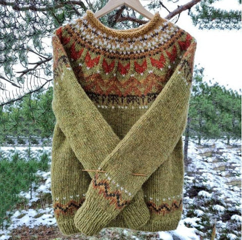 IJslandse vintage trui met tijdloos design