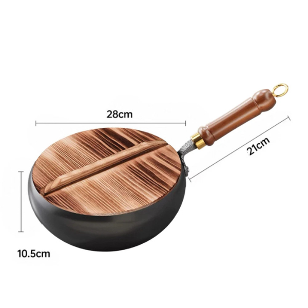 IJzeren wok - Anti-aanbak, zonder giftige coating
