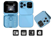 Inklapbare dual-sim-mobiele telefoon met HD-camera en FM-radio