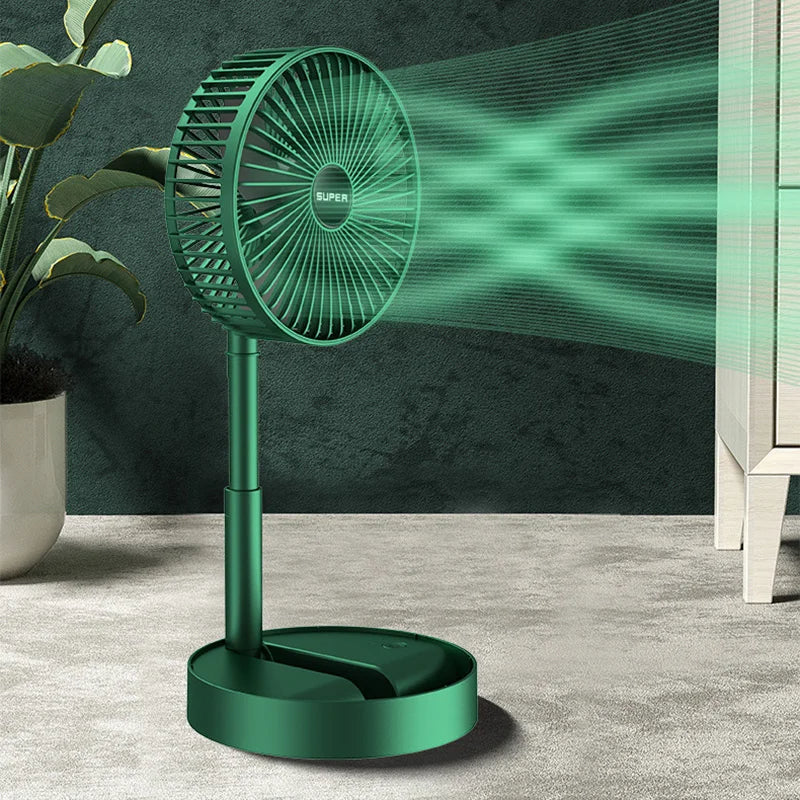 Inklapbare USB-Tafelventilator met Krachtige Luchtstroom