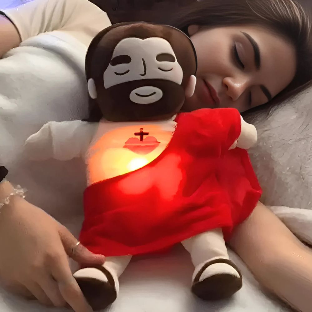 Interactieve pluche knuffel voor ontspanning en slaapondersteuning - Met ademende kalmeringsfunctie