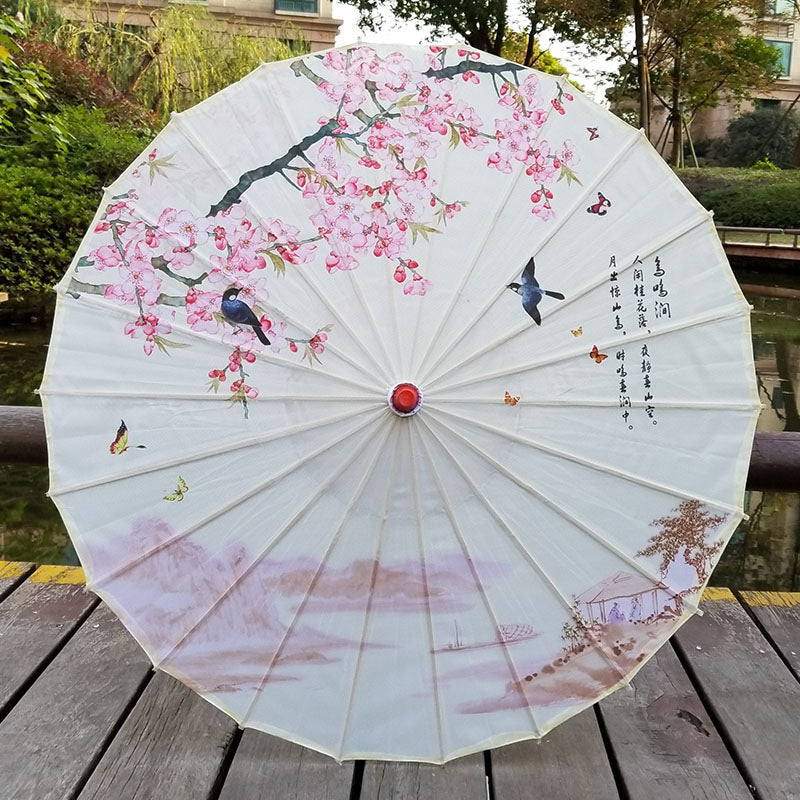 Japanse parasol met uv-bescherming
