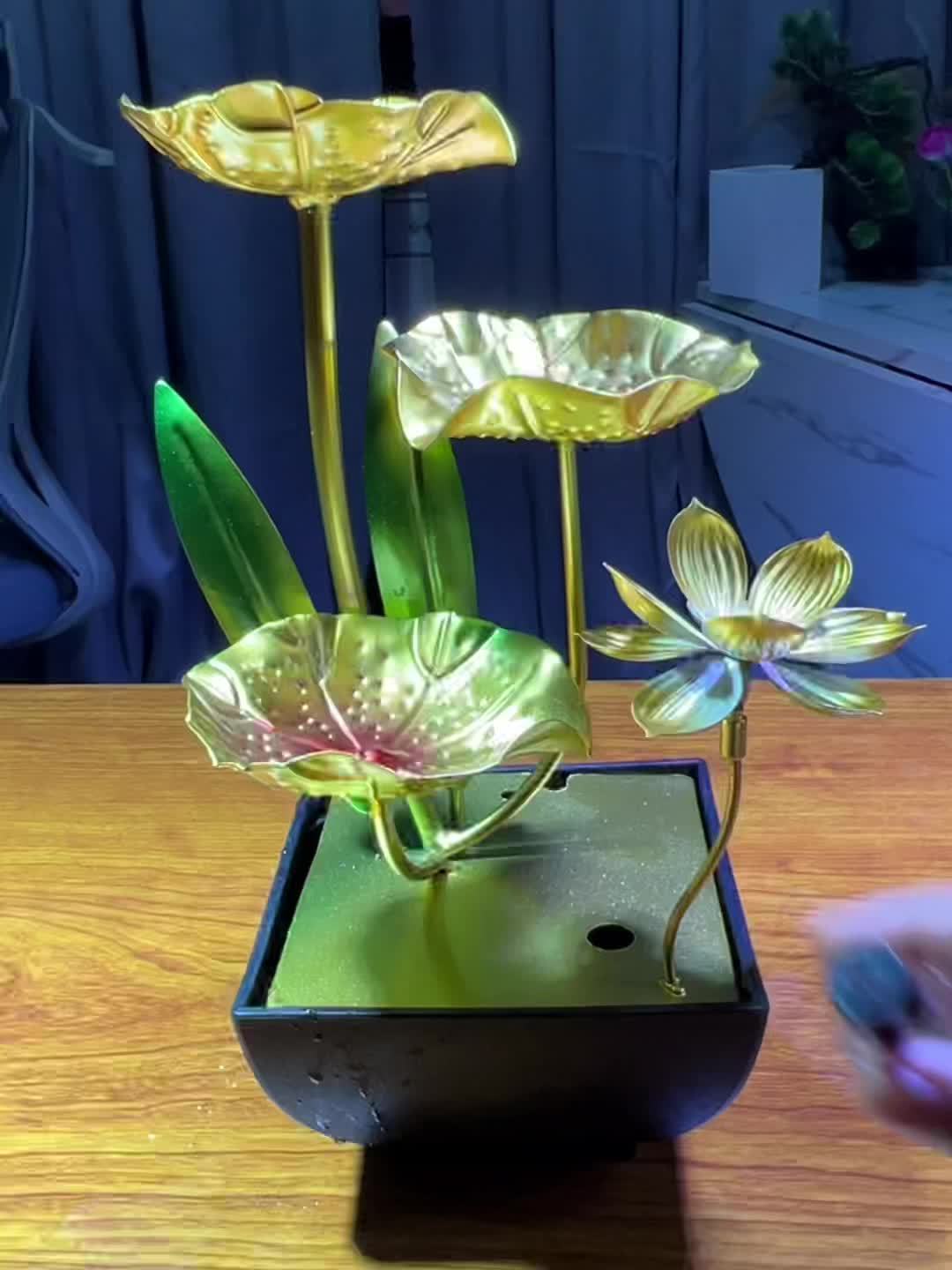 Kamerfontein met lotus – rustgevend en sfeervol