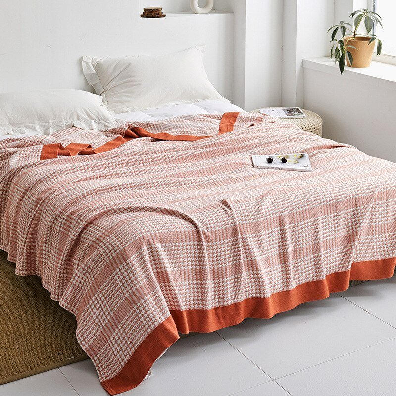 Katoenen Deken En Plaid Voor Moderne Interieurs