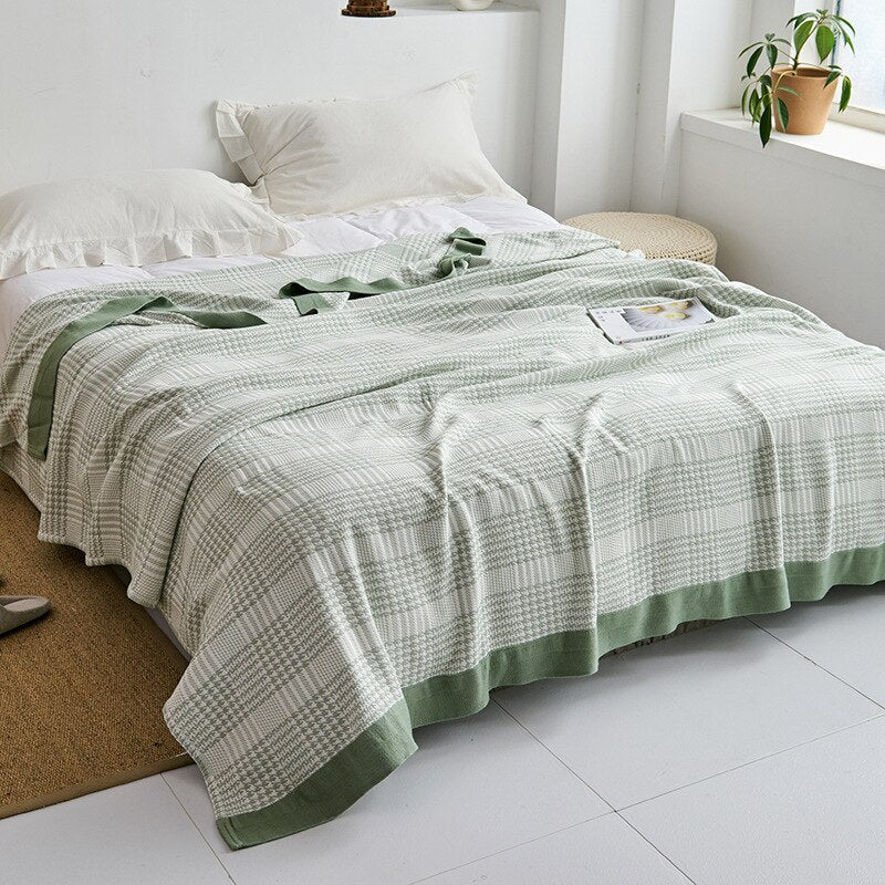 Katoenen Deken En Plaid Voor Moderne Interieurs