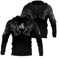 Katoenen herenhoodie in Viking-stijl