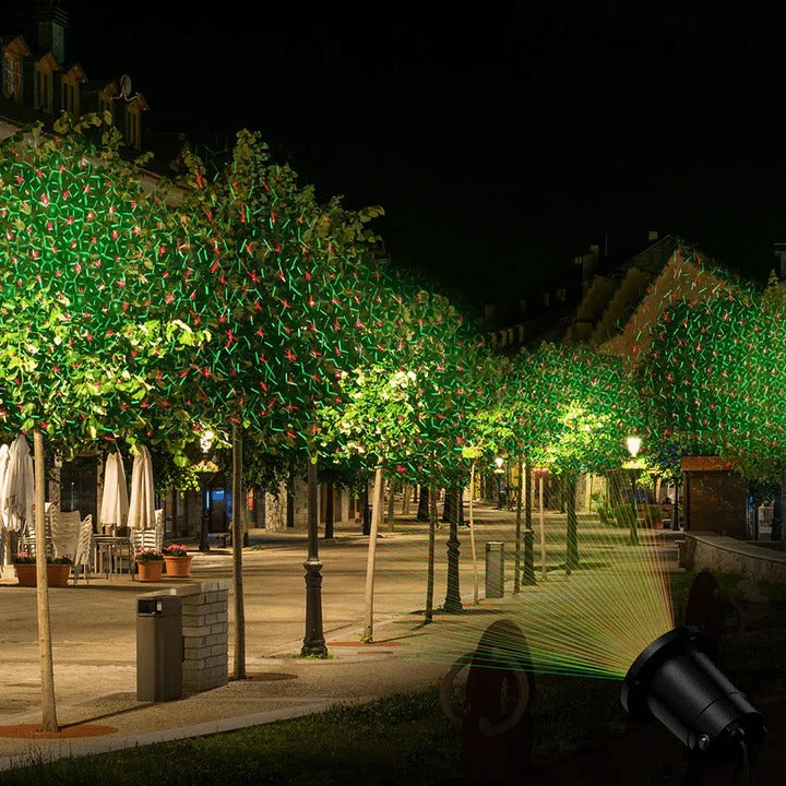 Kerstprojector voor Buiten met Bewegende Patronen, Weerbestendig, Bereik tot 280 m²