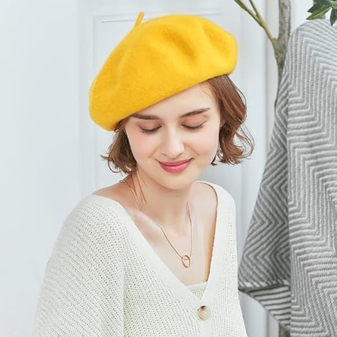 Klassieke Franse wollen baret