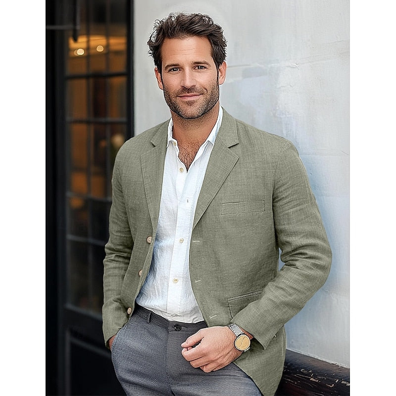 Klassieke, lichte herenblazer – Smart casual voor het hele jaar