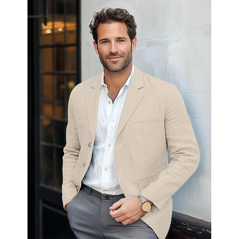 Klassieke, lichte herenblazer – Smart casual voor het hele jaar