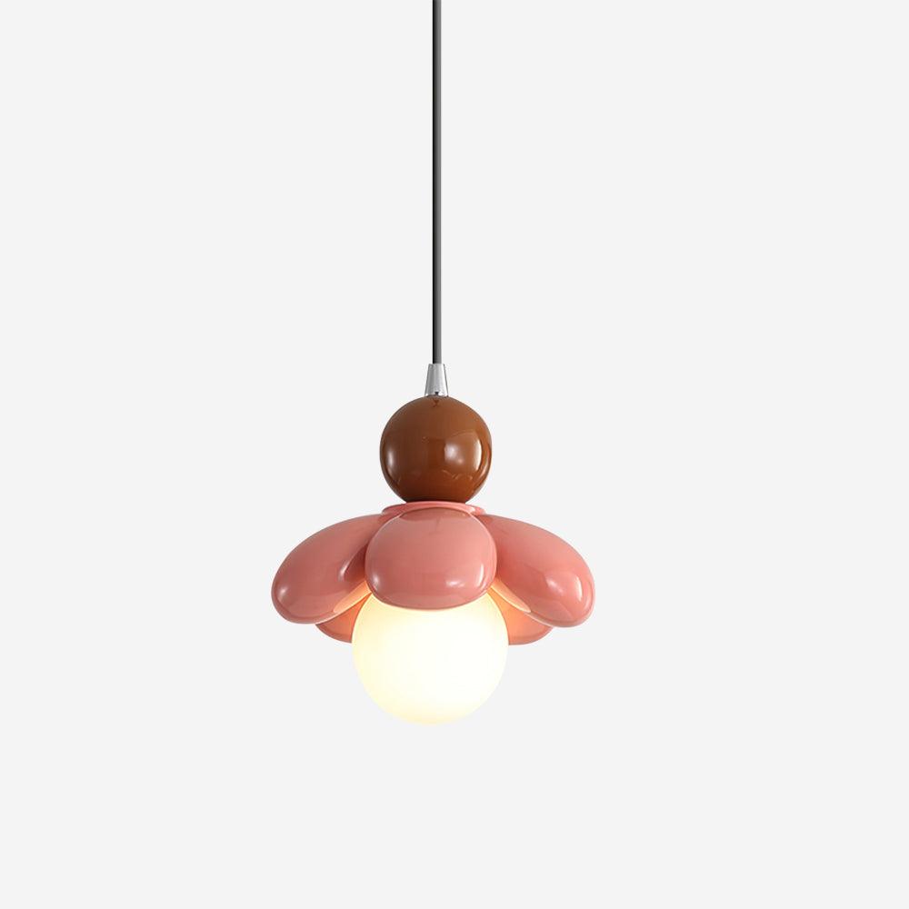 Kleurrijke Hanglamp in de Vorm van een Bloem – Stijlvolle Verlichting van Hars voor Woon- en Slaapkamer – Verkrijgbaar in Diverse Kleuren