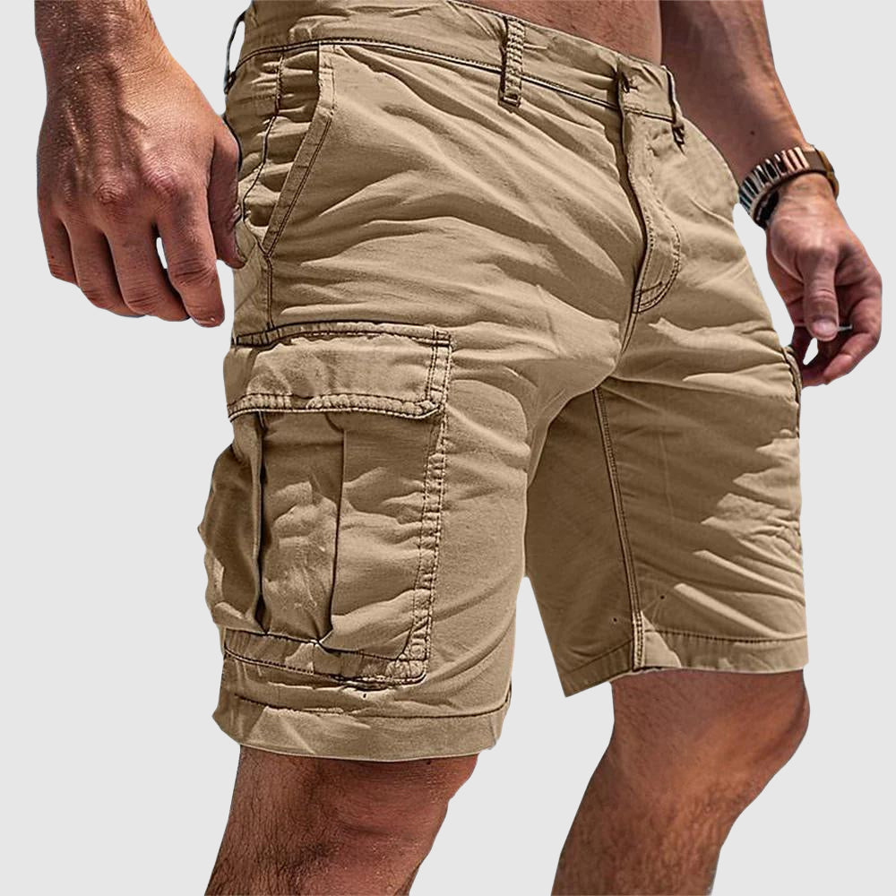 Knielange cargoshorts voor heren