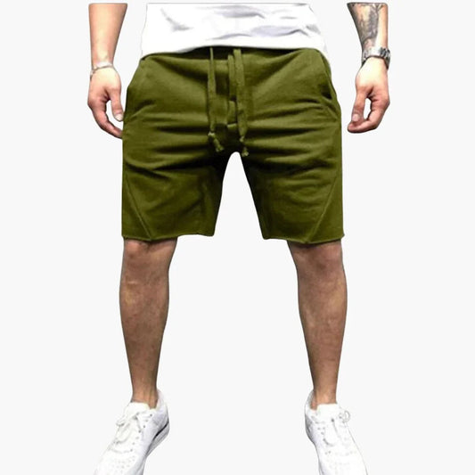 Knielange herenshorts met trekkoord voor de zomer
