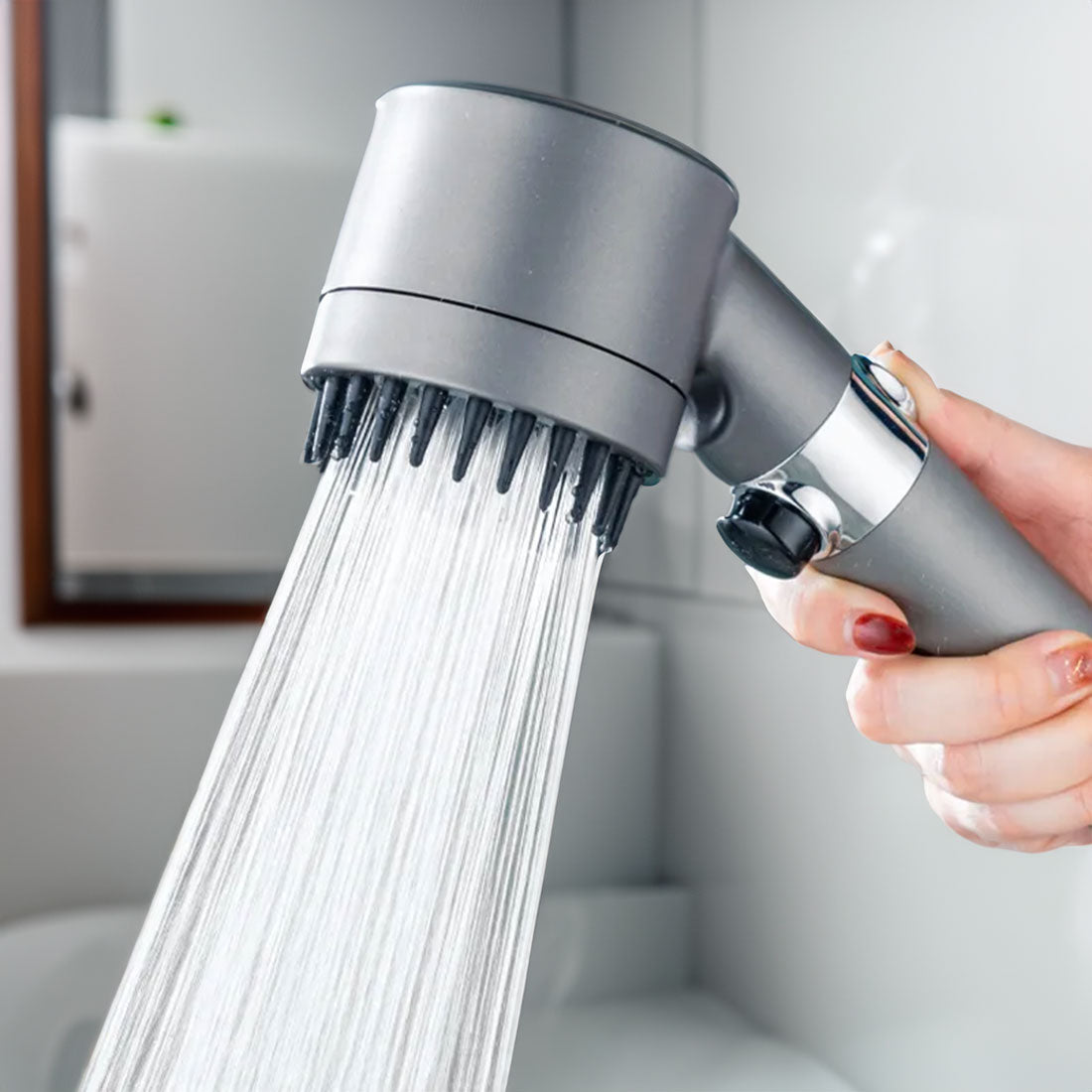 Krachtige hogedrukdouchekop voor efficiënt douchen