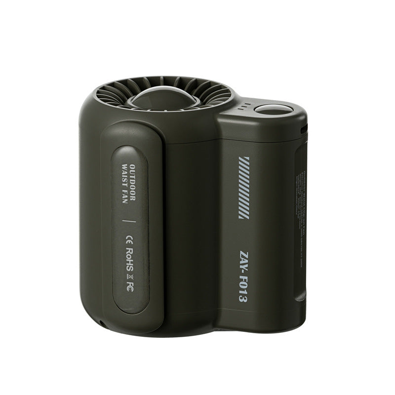 Krachtige mini-ventilator met dubbele clip voor wandelen, kamperen en andere activiteiten