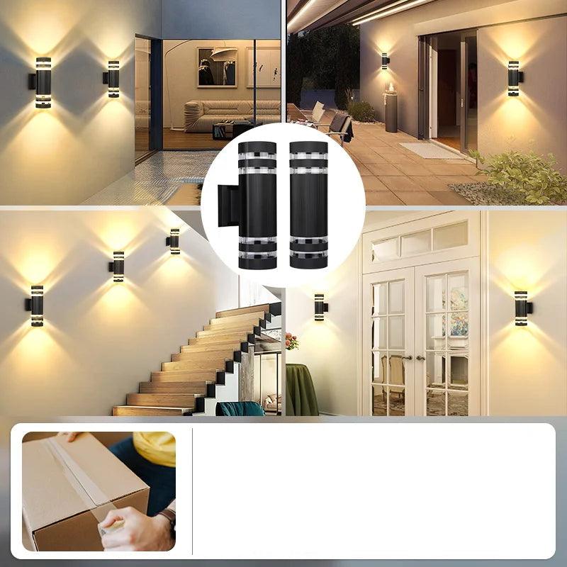 LED Buitenwandlamp – Modern IP65 Up & Down Design met E27 Fitting