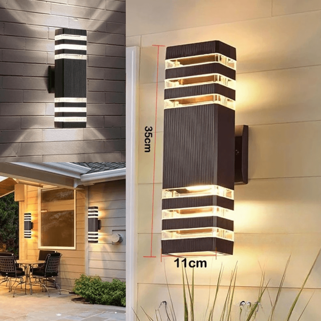 LED Buitenwandlamp – Modern IP65 Up & Down Design met E27 Fitting