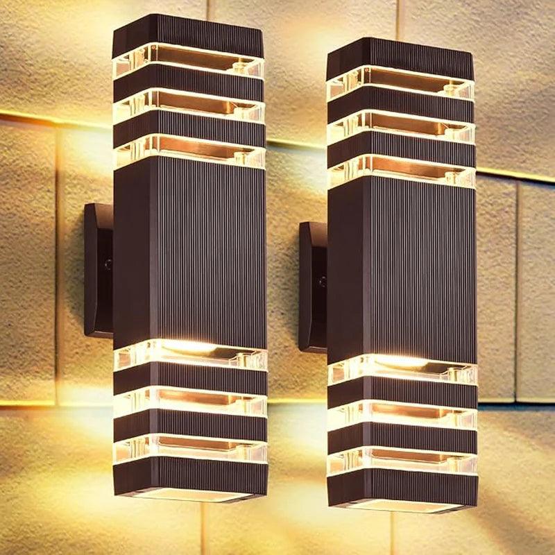 LED Buitenwandlamp – Modern IP65 Up & Down Design met E27 Fitting