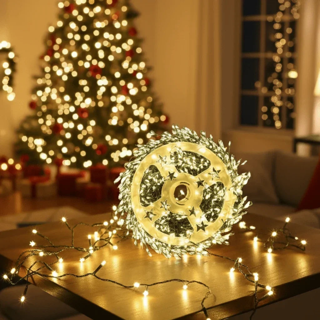 LED-clusterverlichting met afstandsbediening en acht lichtstanden