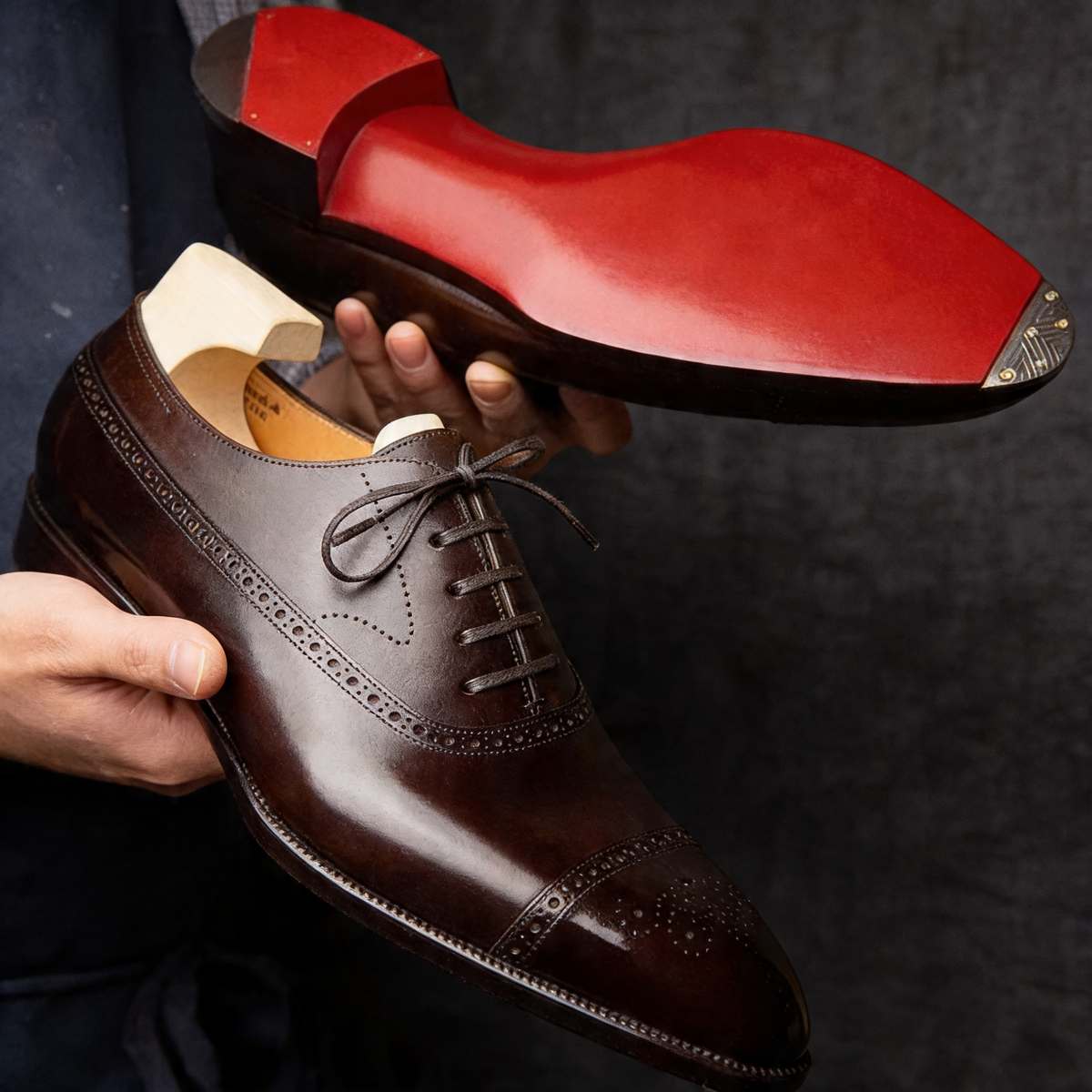 Leren Brogues voor Heren | Formele Veterschoenen