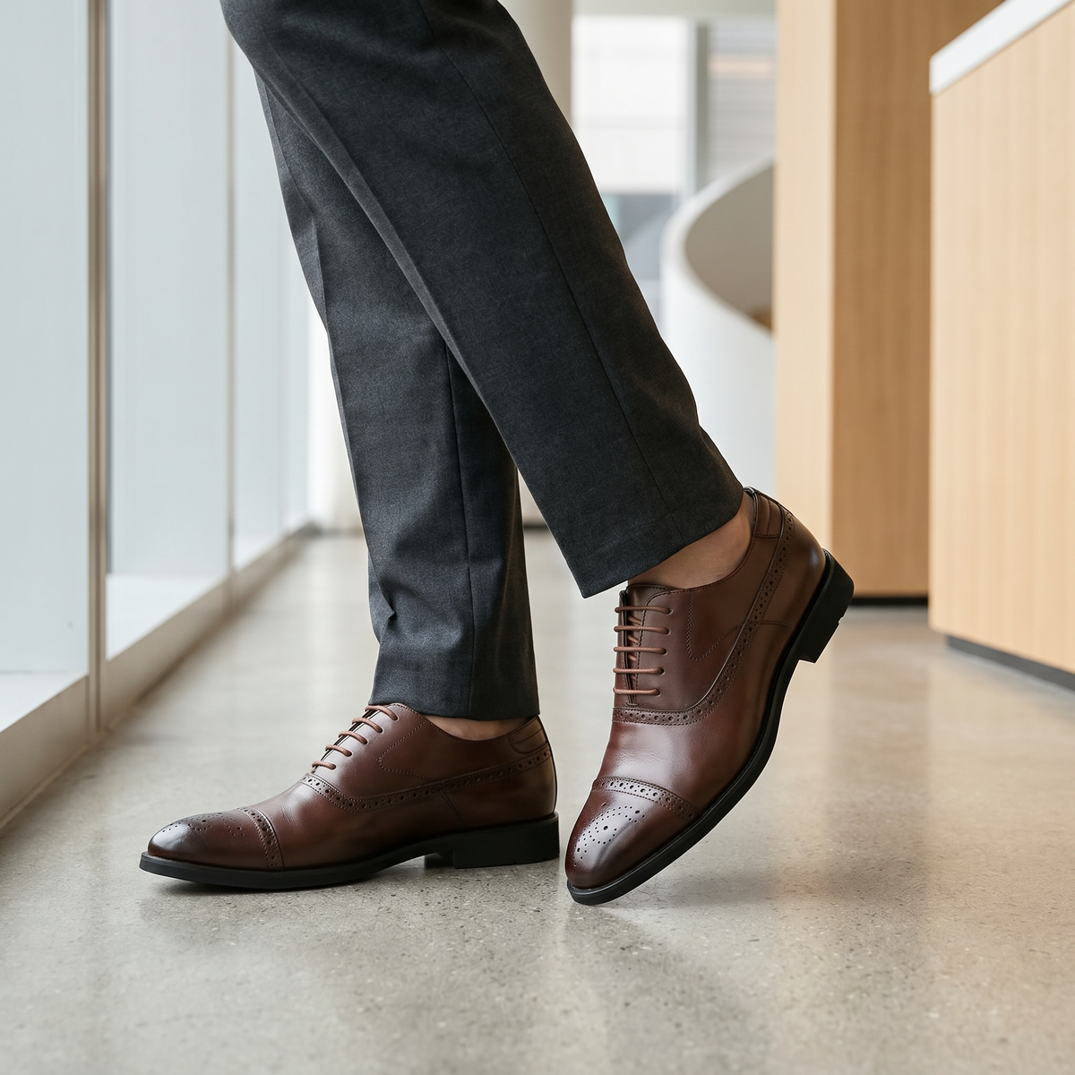 Leren Brogues voor Heren | Formele Veterschoenen