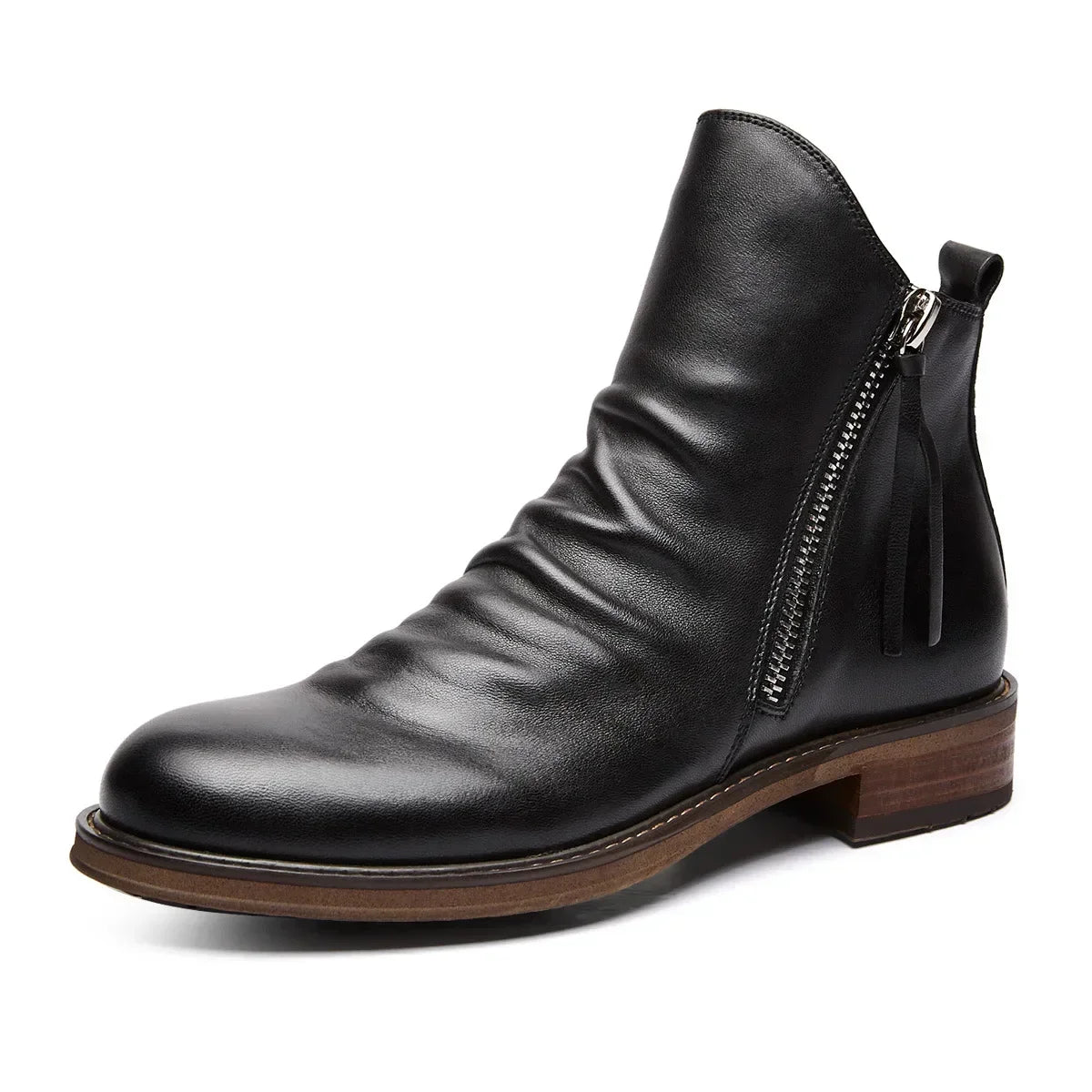 Leren chelsea boots
