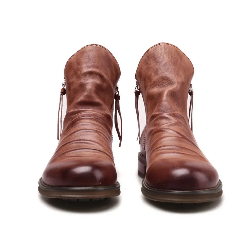 Leren chelsea boots
