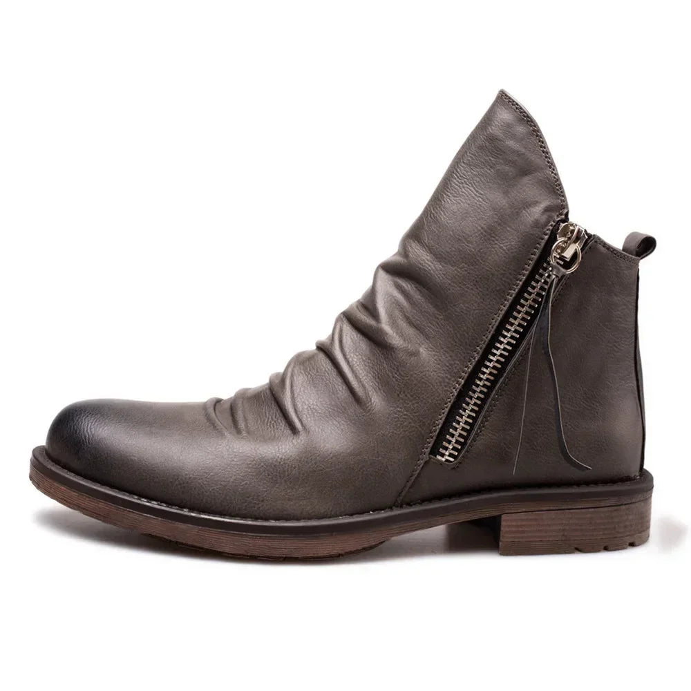 Leren chelsea boots