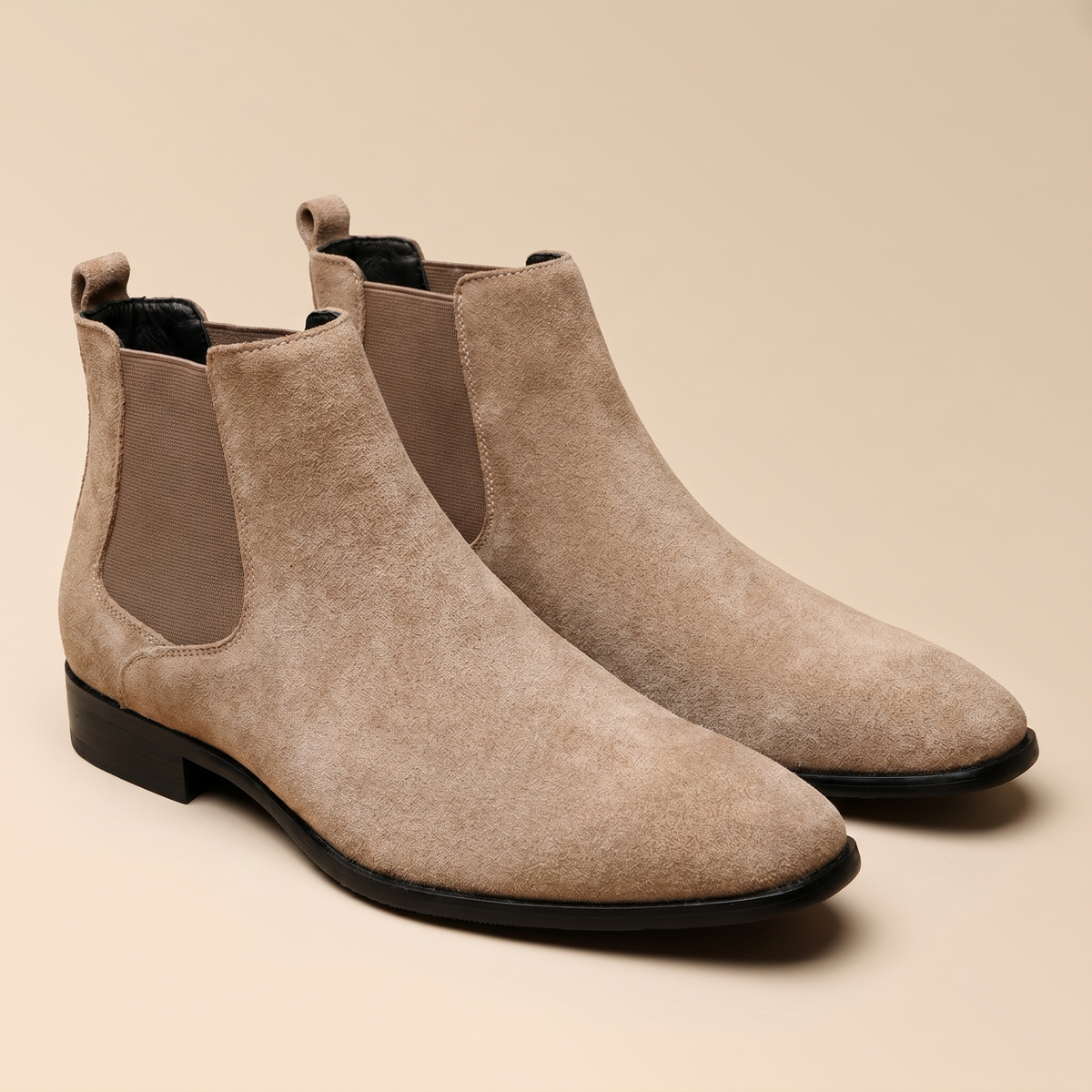 Leren chelsea boots voor heren | Instapmodel | Comfortabele enkellaarzen voor dagelijks gebruik