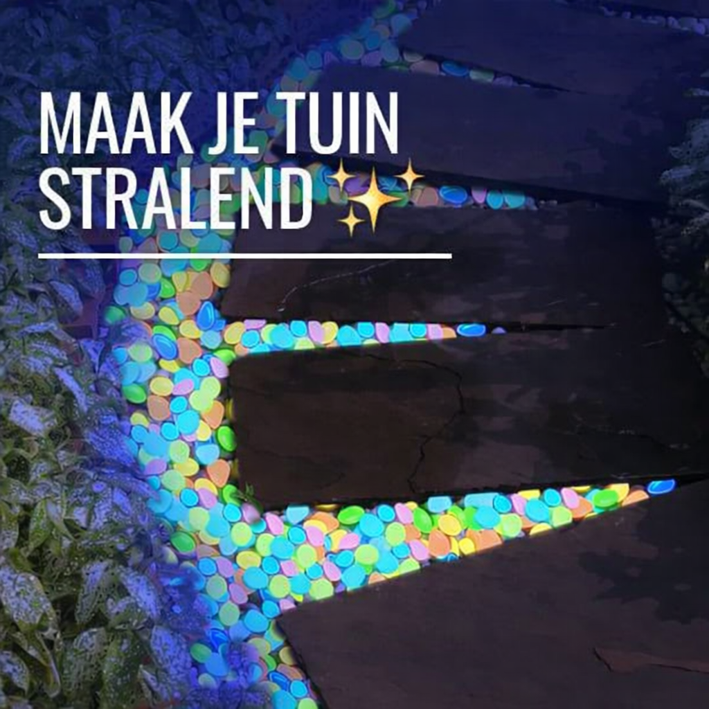 Lichtgevende kiezelstenen