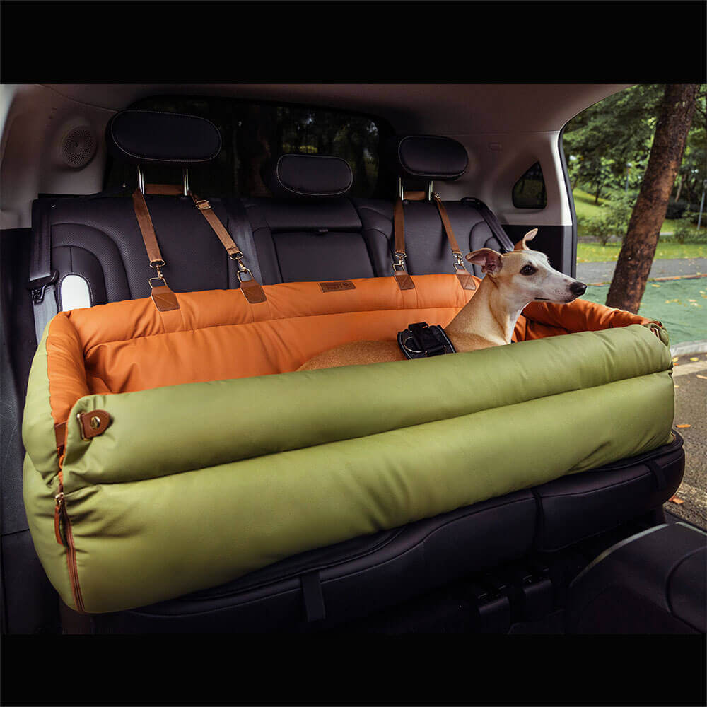 Luxe autostoel voor honden - Comfortabel kunstleer