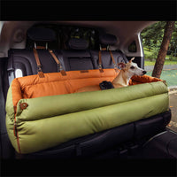 Luxe autostoel voor honden - Comfortabel kunstleer