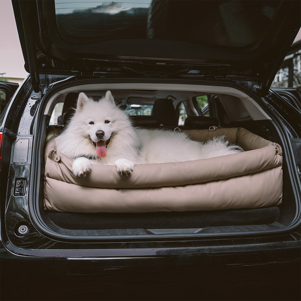 Luxe autostoel voor honden - Comfortabel kunstleer