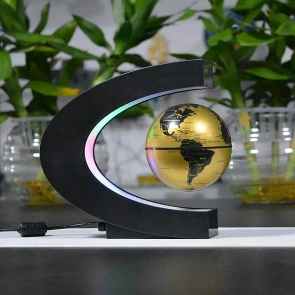 Magnetisch zwevende wereldbol