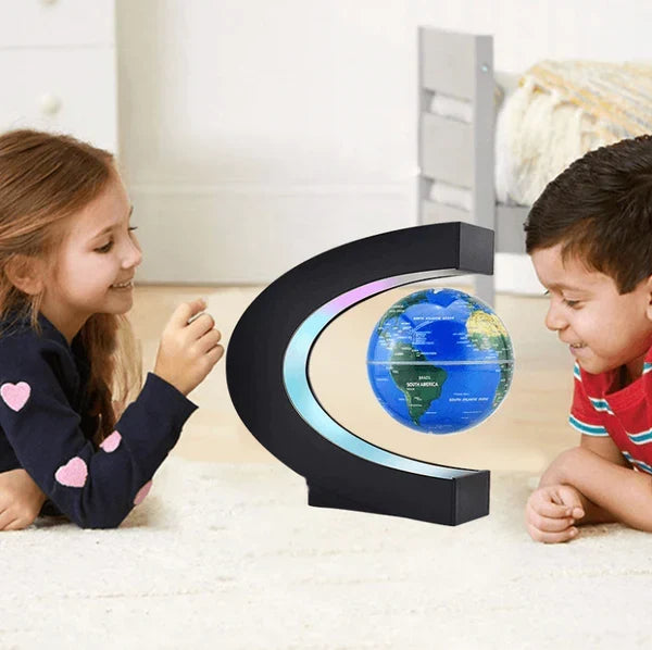 Magnetisch zwevende wereldbol