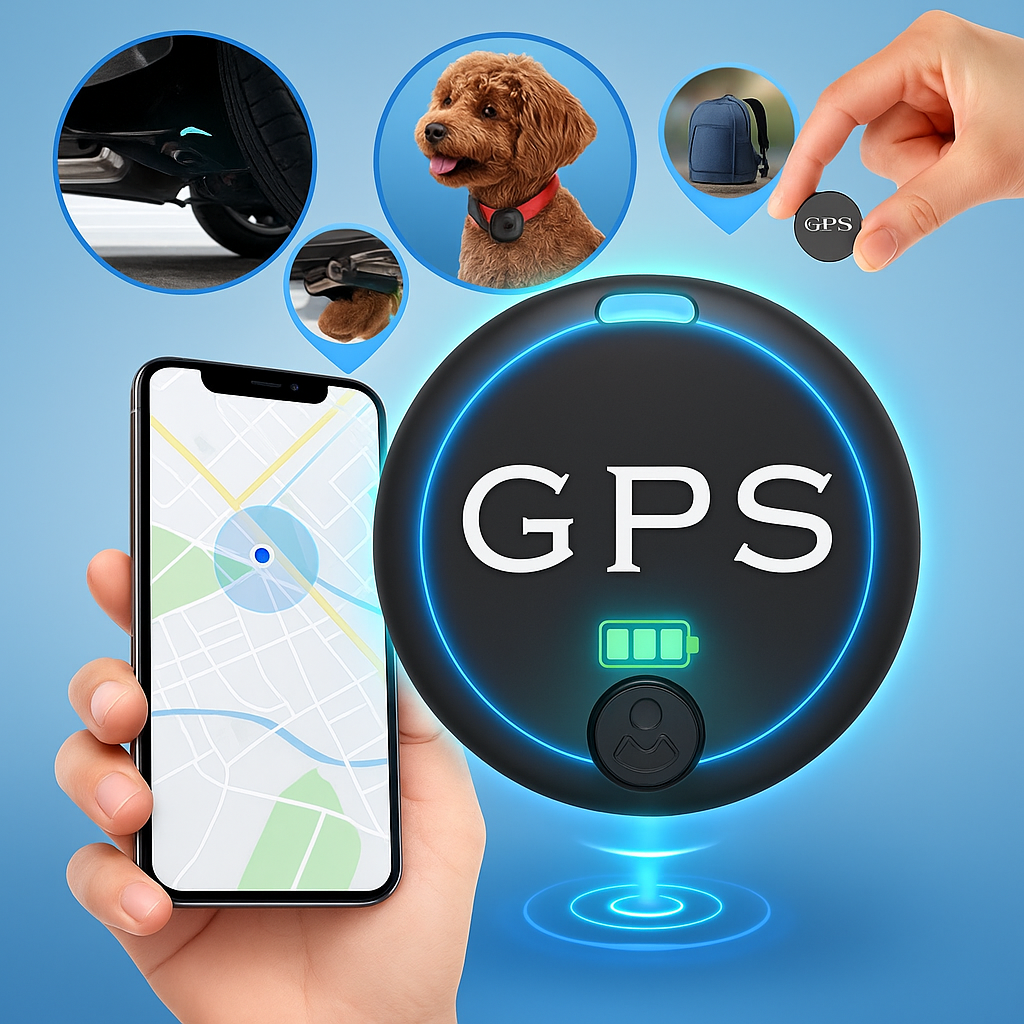 Magnetische GPS-tracker voor auto's en huisdieren