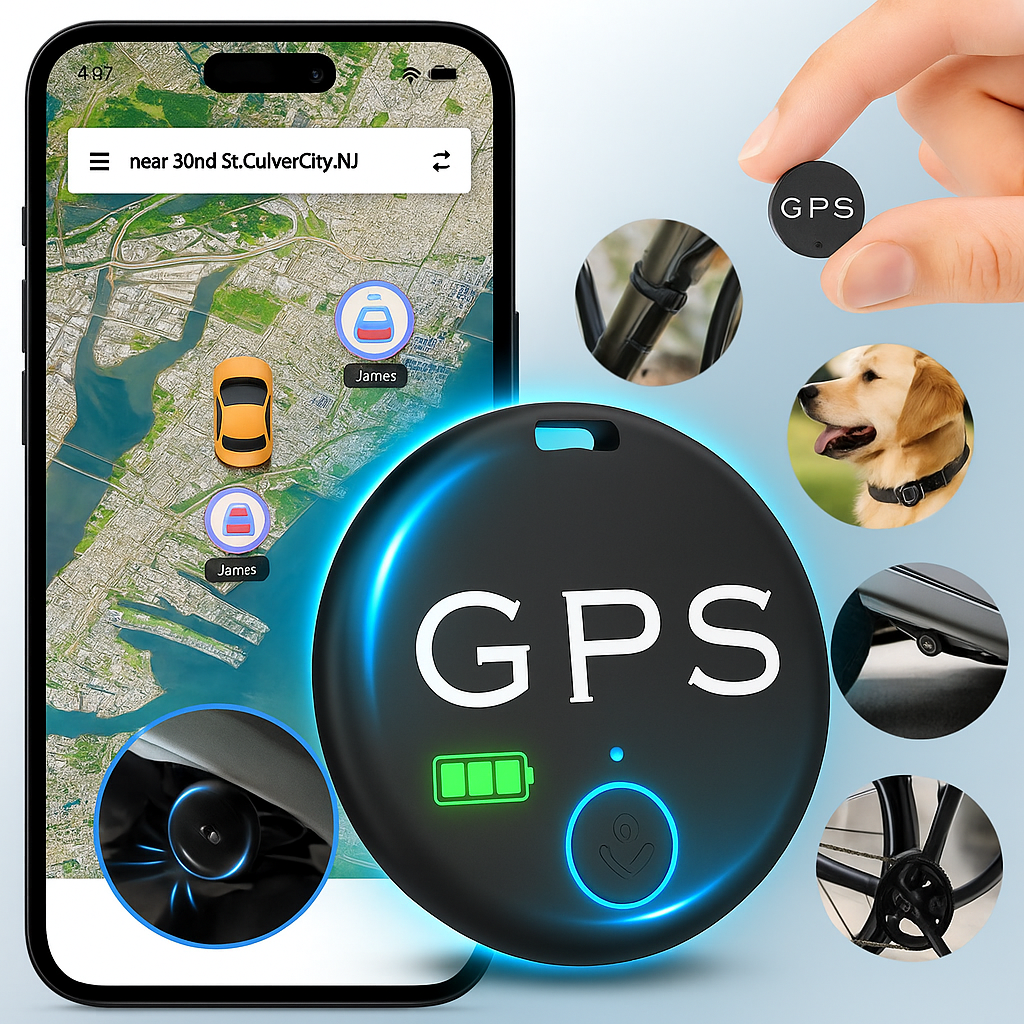 Magnetische GPS-tracker voor auto's en huisdieren