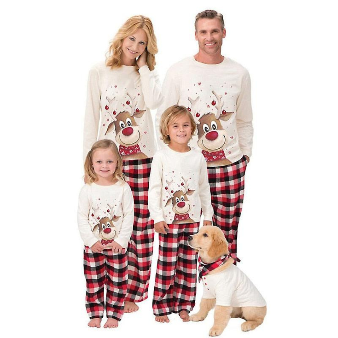 Bijpassende familie-kerstpyjamaset