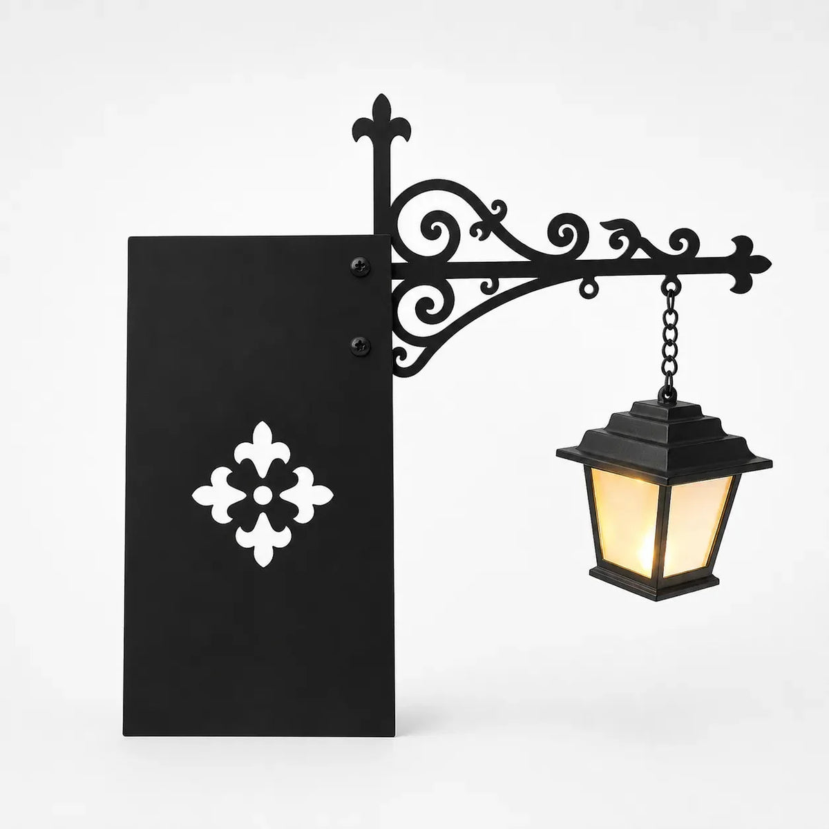 Miniatuur hanglantaarn voor in de boekenkast met warm ledlicht