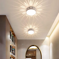 Minimalistische led-plafondlamp met zachte warme gloed